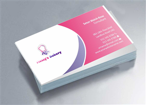 Business Card Design by szabist for FLOSSY''S BAKERY PTY LTD | Design #4345303