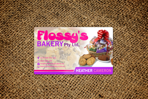 Visitenkarten-Design von oeing 31 für FLOSSY''S BAKERY PTY LTD | Design: #4349284