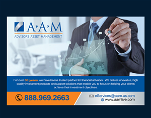 Diseño de Postal por NatPearlDesigns para Advisors Asset Management, Inc. | Diseño: #4488639