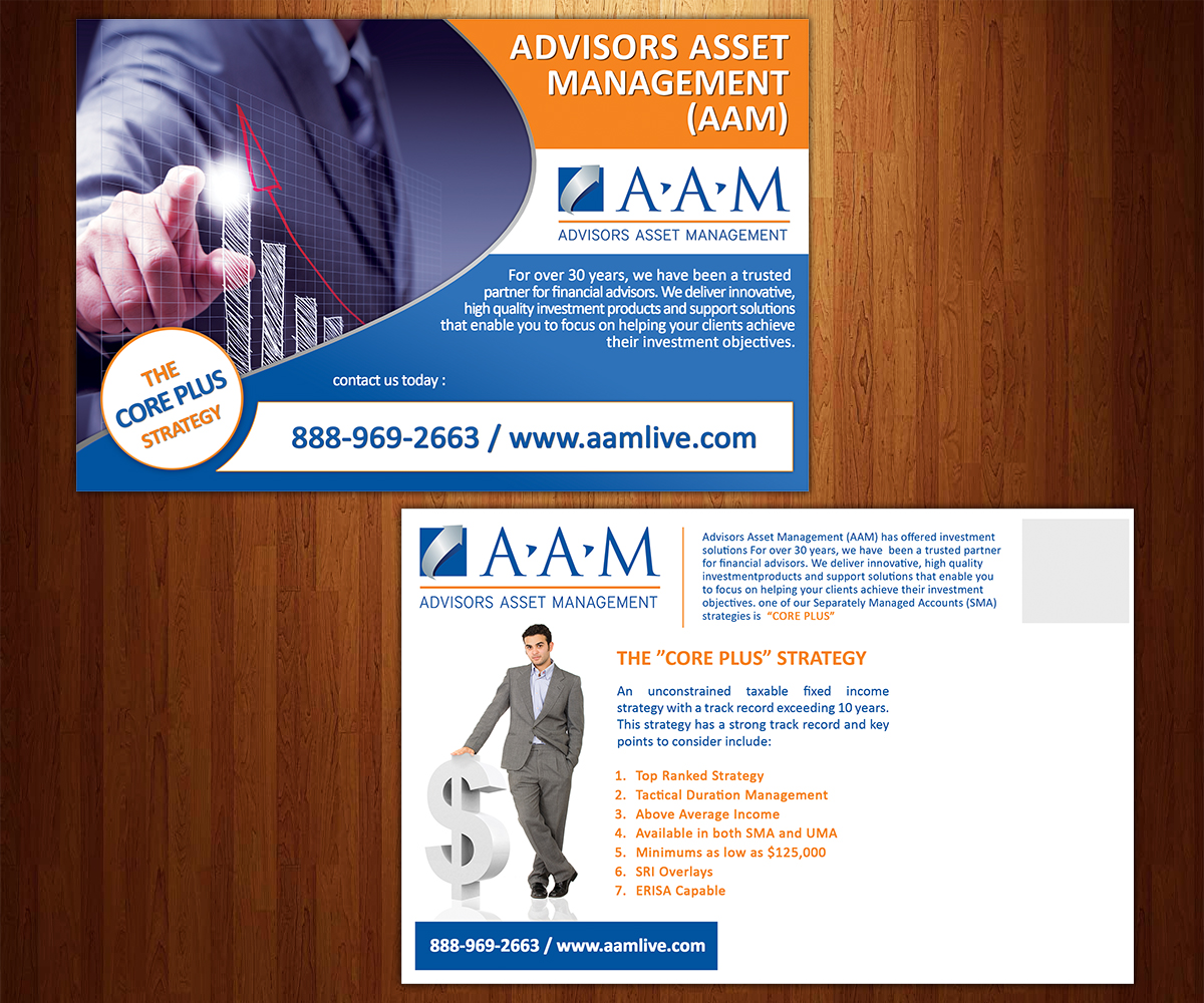 Postkarten-Design von Noor Taib für Advisors Asset Management, Inc. | Design #4491888