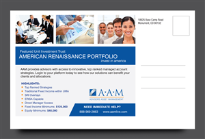 Diseño de Postal por rkailas para Advisors Asset Management, Inc. | Diseño: #4638236