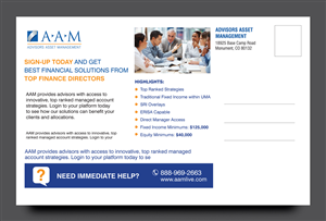 Diseño de Postal por rkailas para Advisors Asset Management, Inc. | Diseño: #4638238