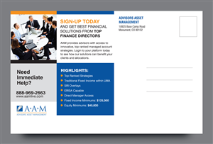 Diseño de Postal por rkailas para Advisors Asset Management, Inc. | Diseño: #4638241