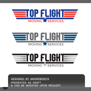 Logo Design by madrebonita for Top Flight Moving Services | Design: #4341761