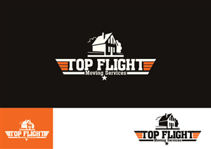 Logo Design by KISS for Top Flight Moving Services | Design: #4345299