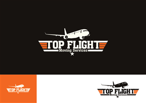 Logo Design by KISS for Top Flight Moving Services | Design #4345305