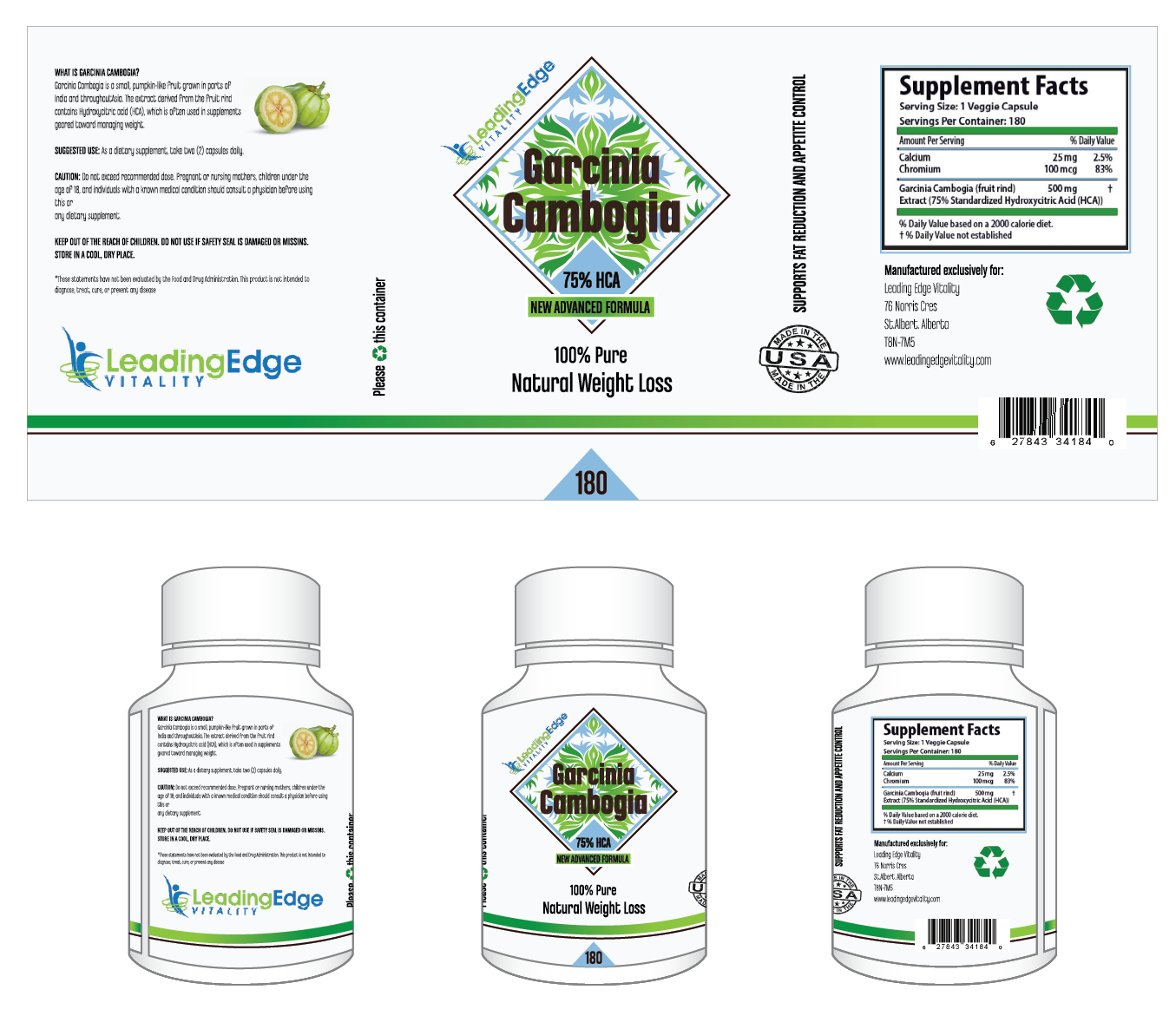 Label Design by nightbirds for Leading Edge Vitality | Design #4354580