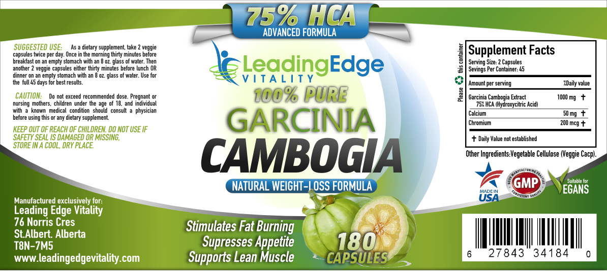 Label Design by Giovanni for Leading Edge Vitality | Design #4362209