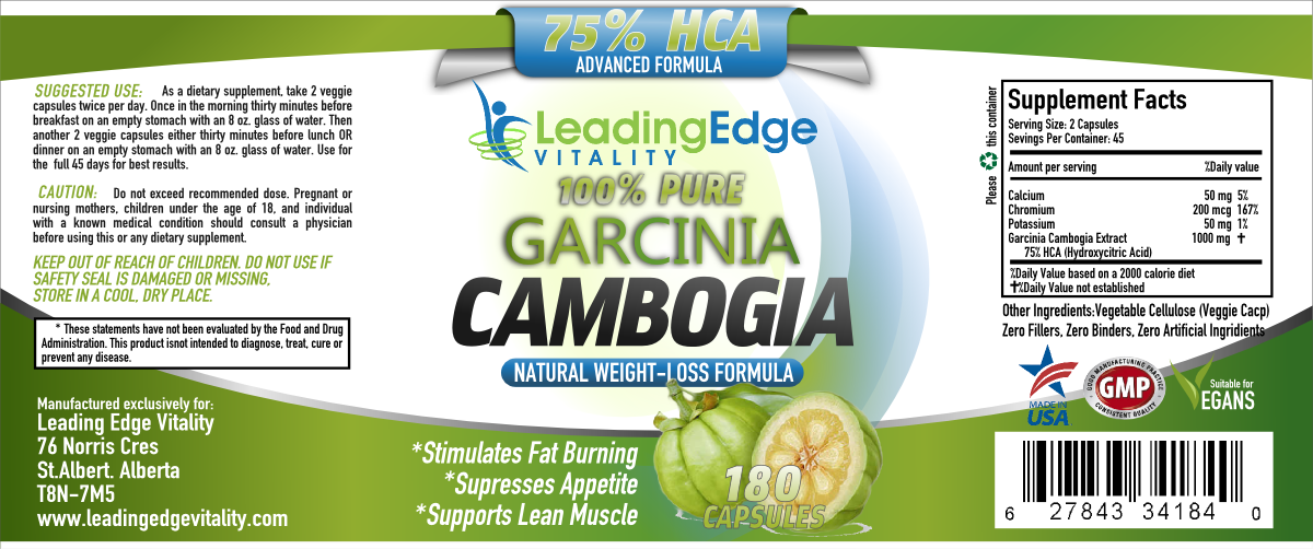 Label Design by Giovanni for Leading Edge Vitality | Design #4364031