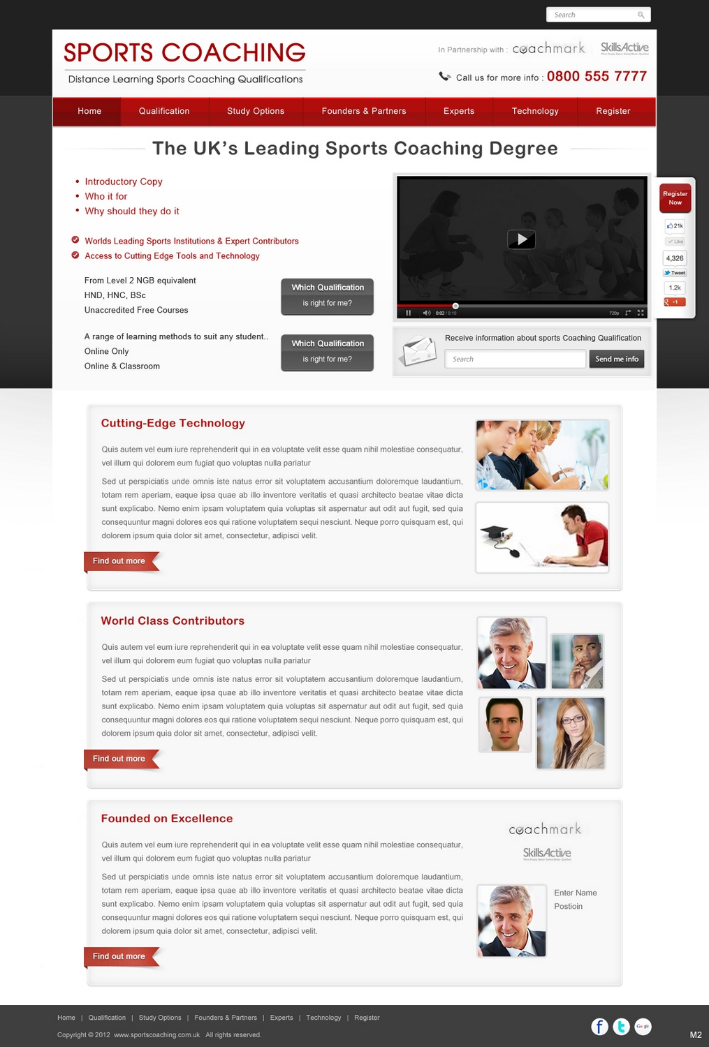 Web Design by pb for inplaymaker | Design #1244095