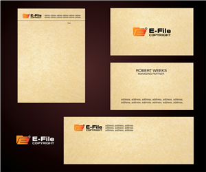 Logo Design by bijuak for Bedrock Online Enterprises, LLC DBA e-File Copyright | Design: #4350853