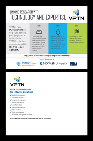 Postcard to promote new research matching service for science | Diseño de Postal por laxman2creative