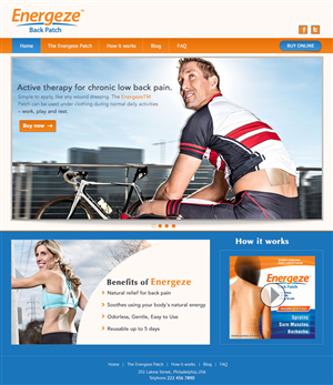 Web Design by Hetal  for Blue Egg | Design #1335378