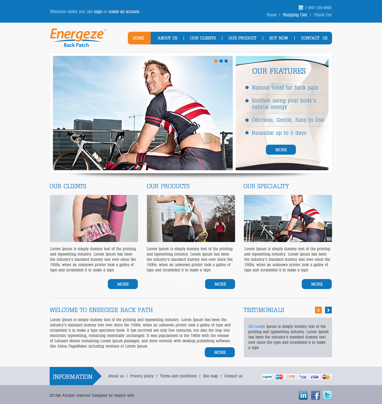 Web Design by Empireweb for Blue Egg | Design #1325283