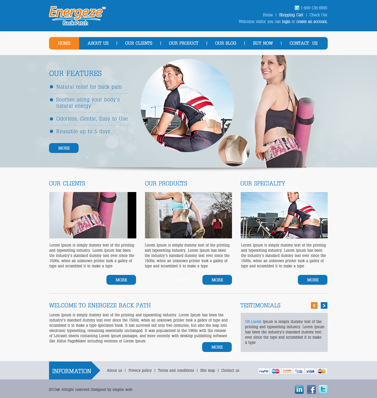 Web Design by Empireweb for Blue Egg | Design #1325287