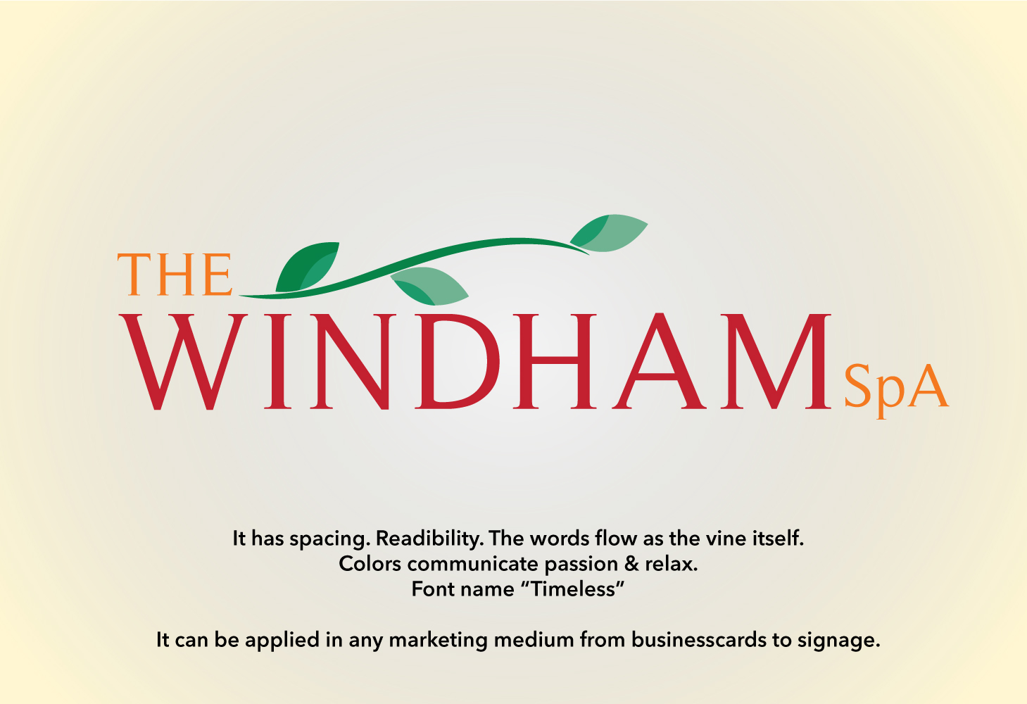 Logo Design by VISPA Design for The Windham Spa | Design #1273408