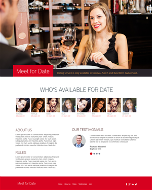 dating site | Web Design by jeckx2