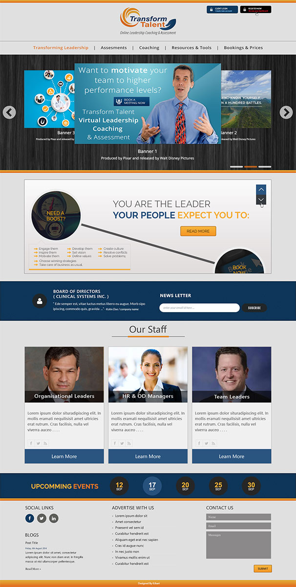 Web Design by iLibart for this project | Design #4432987