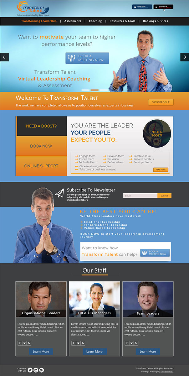 Web Design by iLibart for this project | Design #4432991