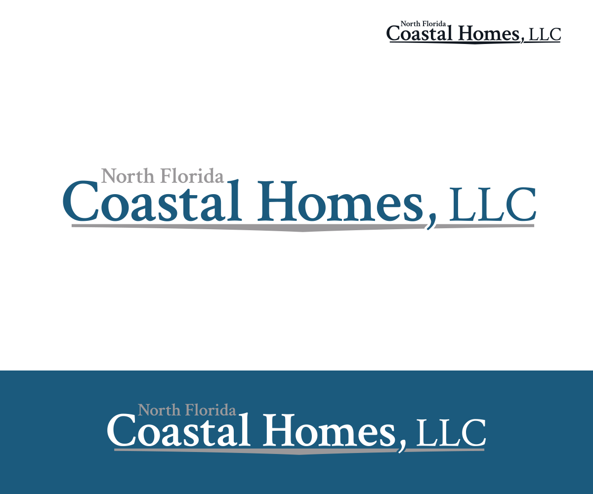 Logo-Design von nreimer für North Florida Coastal Homes LLC | Design #4355373