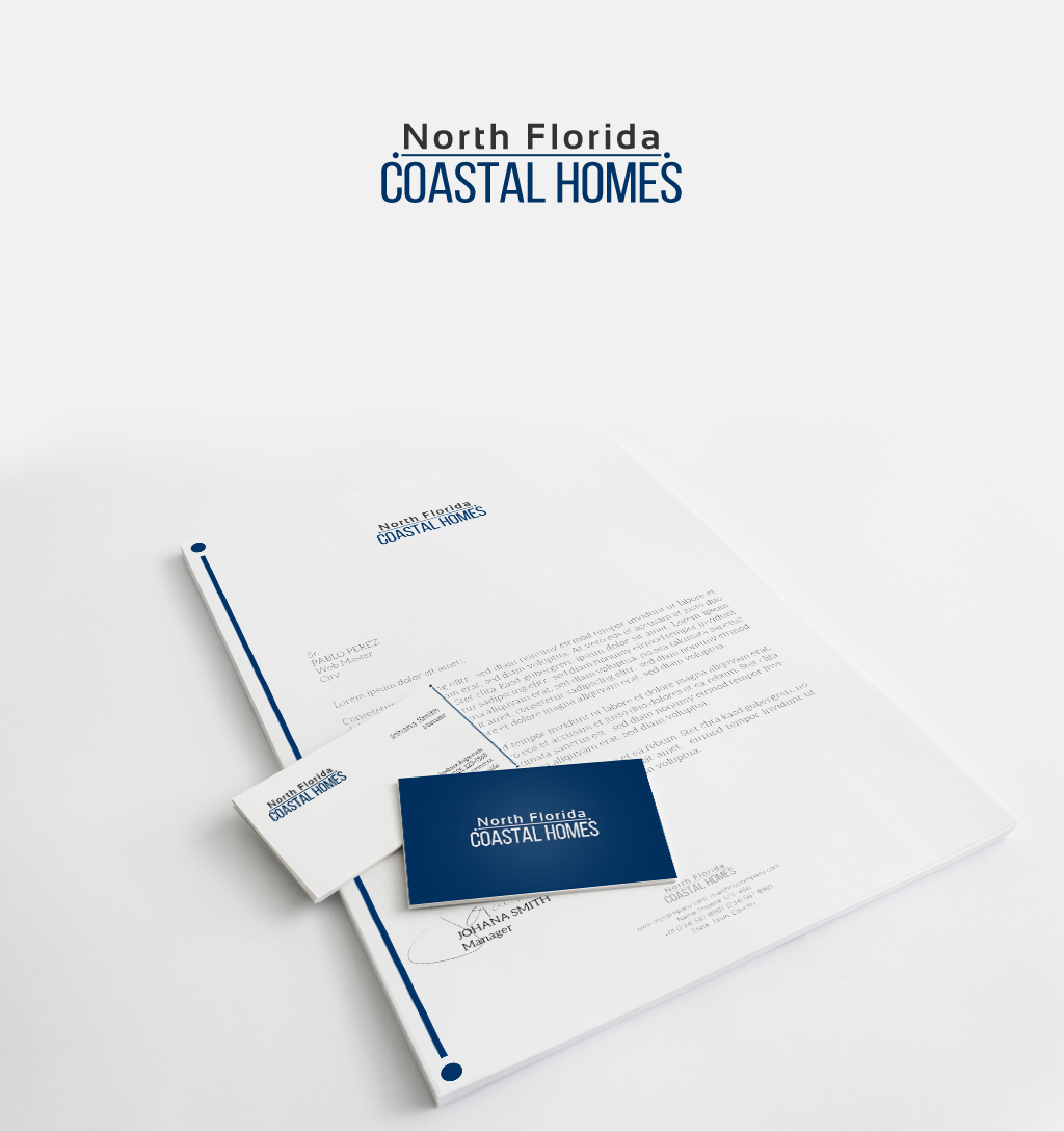 Logo-Design von JohnM. für North Florida Coastal Homes LLC | Design #4347040