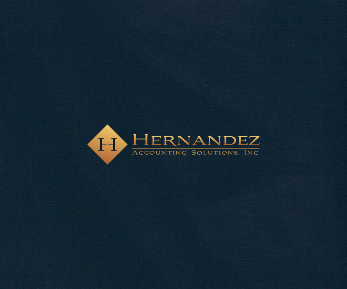 Logo Design by mandex for Hernandez Accounting Solutions Inc. | Design: #4412484