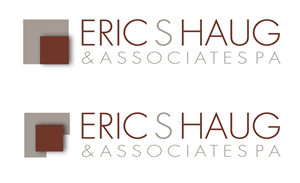 Logo Design by Halfull Media for Eric S. Haug Law & Consulting, P.A. | Design: #187904