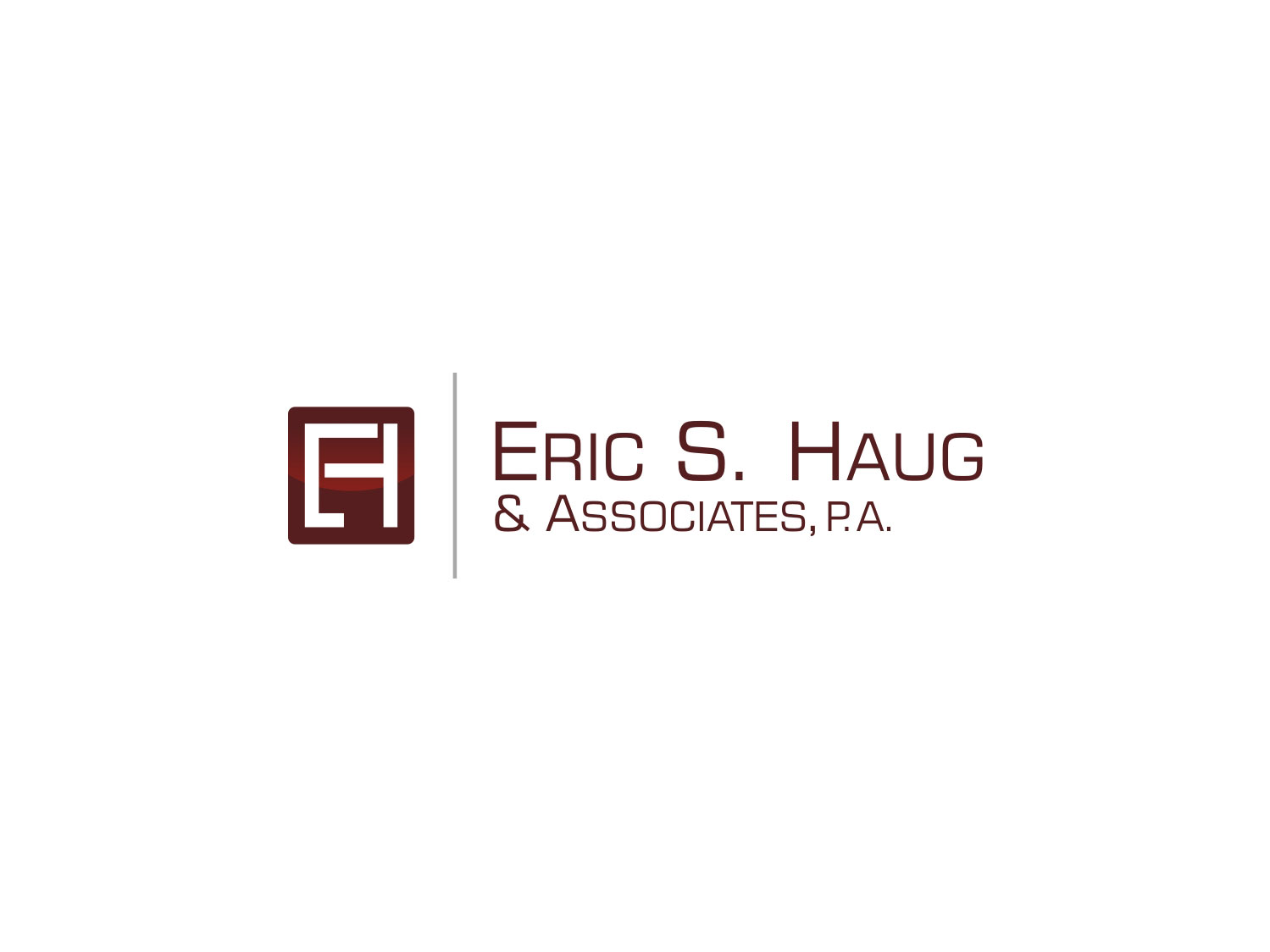 Logo Design by ideartery for Eric S. Haug Law & Consulting, P.A. | Design #198524
