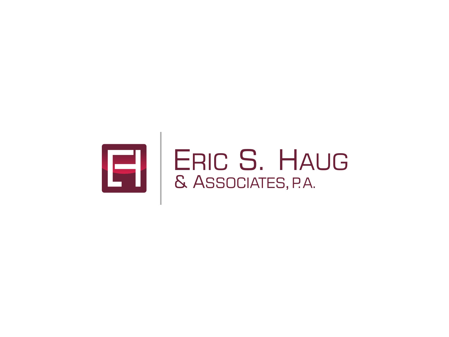 Logo Design by ideartery for Eric S. Haug Law & Consulting, P.A. | Design #198525