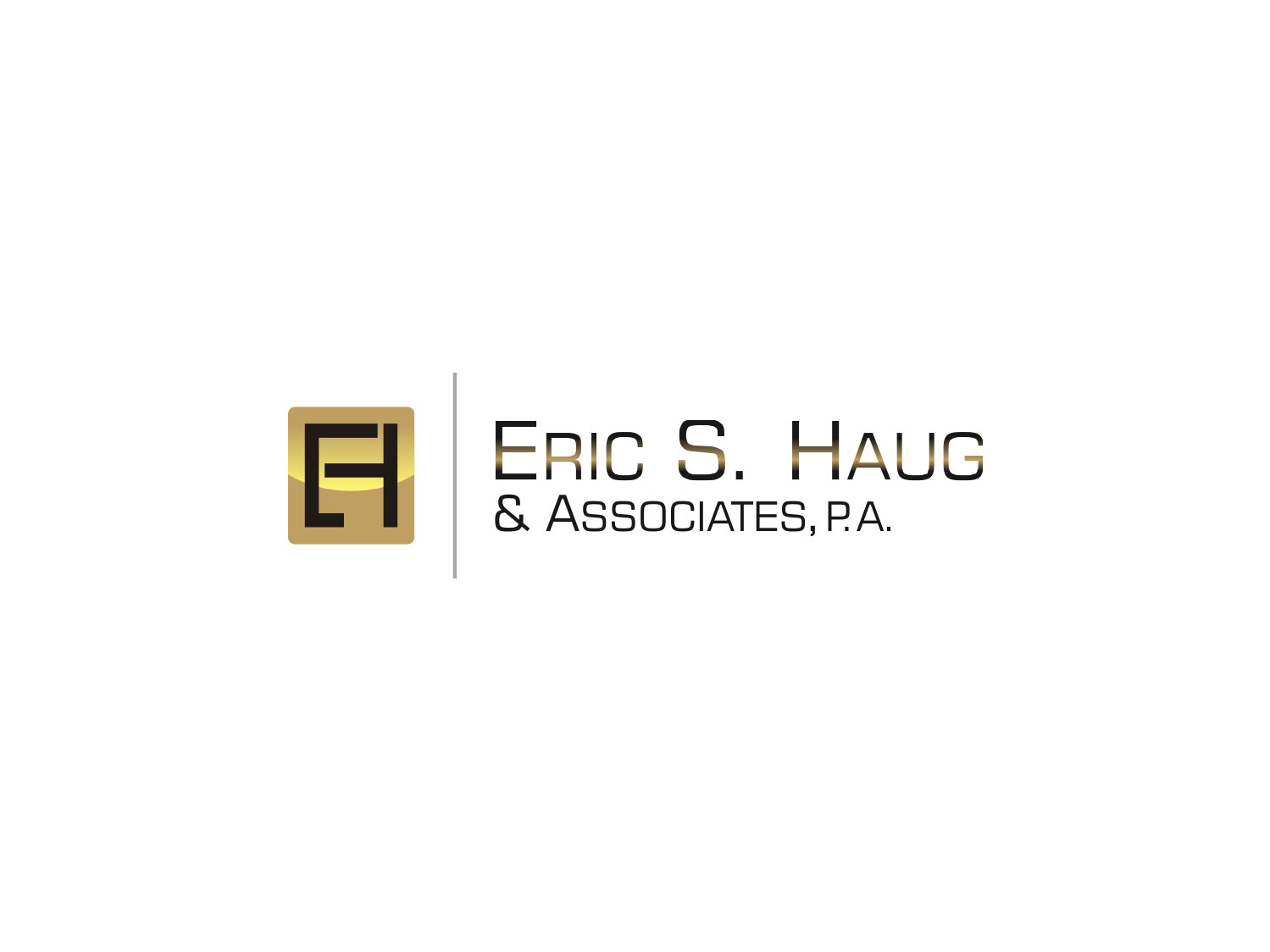 Logo Design by ideartery for Eric S. Haug Law & Consulting, P.A. | Design #198528
