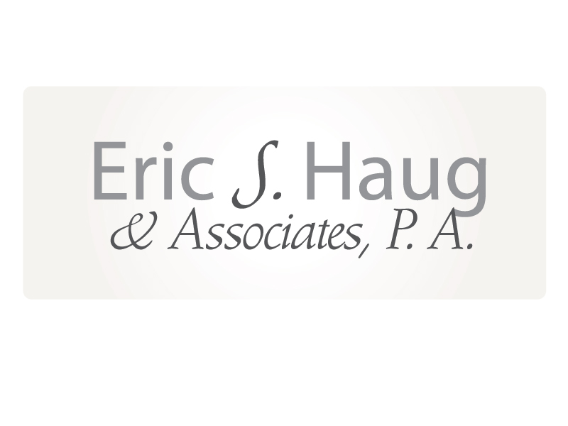 Logo Design by avisionbydesign for Eric S. Haug Law & Consulting, P.A. | Design #187493