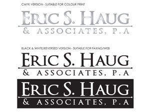 Logo Design by Design by Belinda Gillies for Eric S. Haug Law & Consulting, P.A. | Design #183767