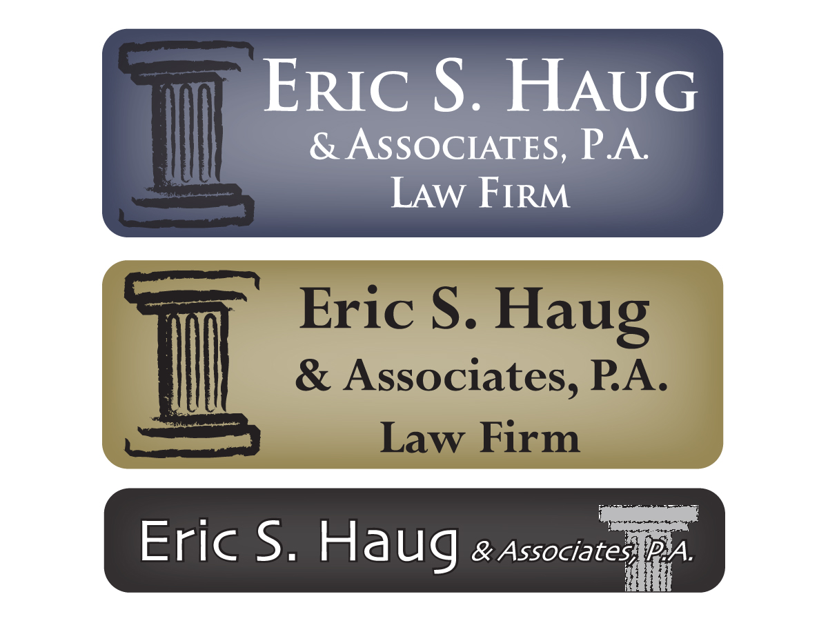 Diseño de Logo por jaybgraphics para Eric S. Haug Law & Consulting, P.A. | Diseño #194319