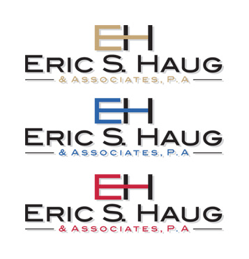 Diseño de Logo por Innerworld Designs ltd. para Eric S. Haug Law & Consulting, P.A. | Diseño #192246