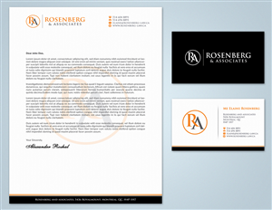 Law firm business card