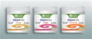 Nutrition Company seeks label design for new product line CHIA Seeds TEA | Packaging Design by The Freelance Designer