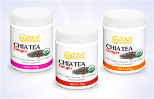 Nutrition Company seeks label design for new product line CHIA Seeds TEA | Packaging Design by Soluciones Creativas