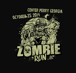 T-shirt Design by  Ntok for Zombie Run, LLC | Design: #4377530