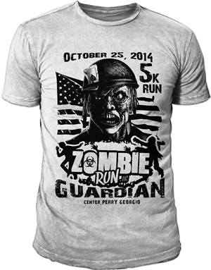 T-shirt Design by BABLEO for Zombie Run, LLC | Design: #4412032