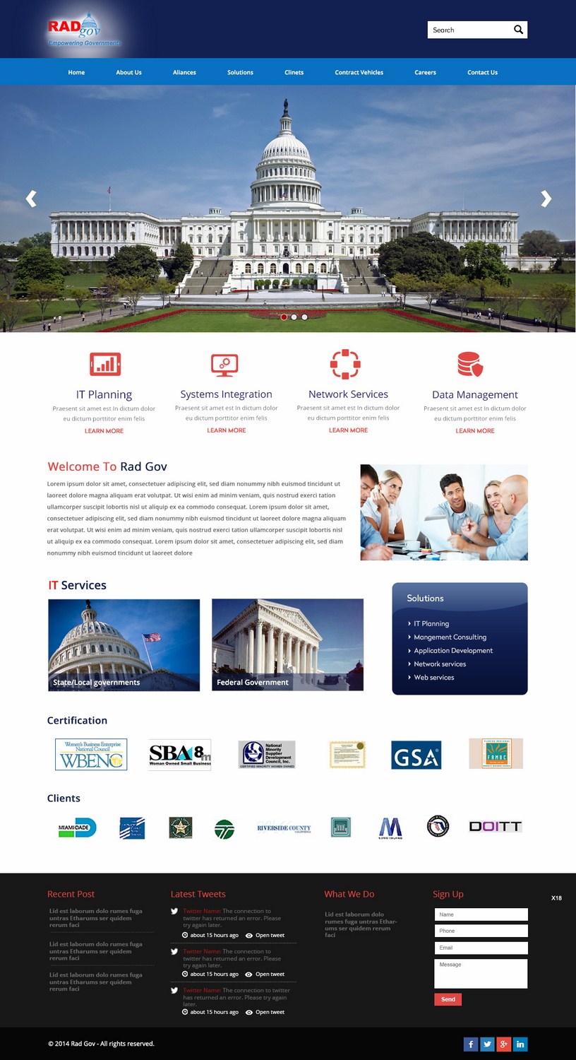 Web Design by pb for this project | Design #4410925
