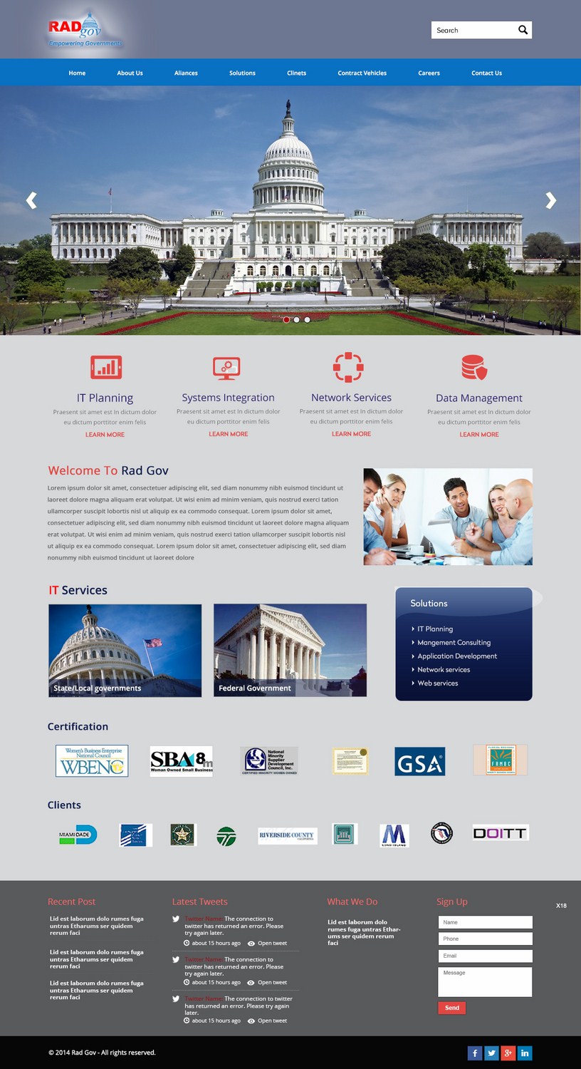 Web Design by pb for this project | Design #4439472