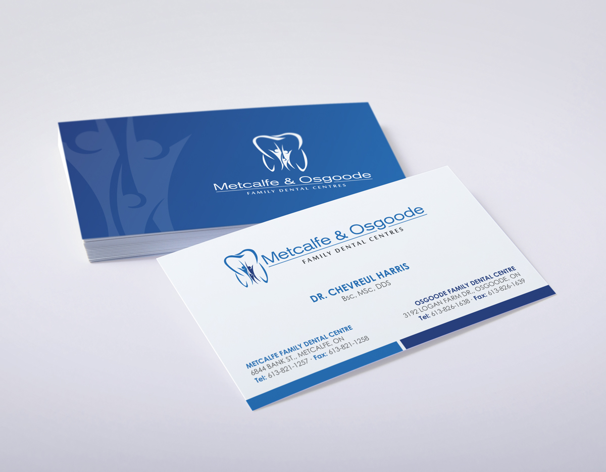 Briefkopf-Design von logodentity für Metcalfe Family Dental Centre | Design #4362626