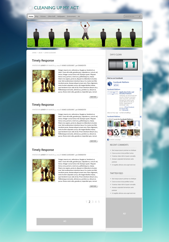 Wordpress Design by LFS Designs for this project | Design #195912