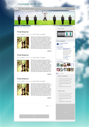 Wordpress Design by LFS Designs for this project | Design #195912