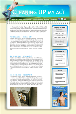 Wordpress Design by ganz abecia for this project | Design #199843