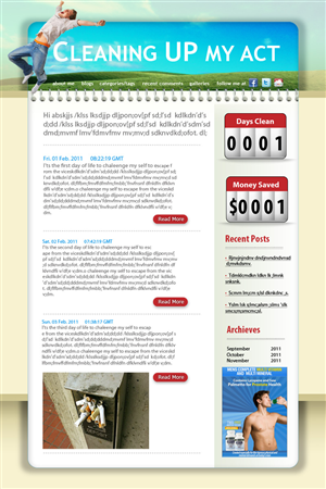 Wordpress Design by ganz abecia for this project | Design: #199891