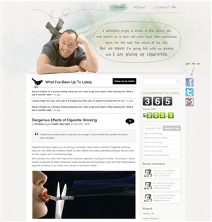 Wordpress Design by Lauren for this project | Design: #185025