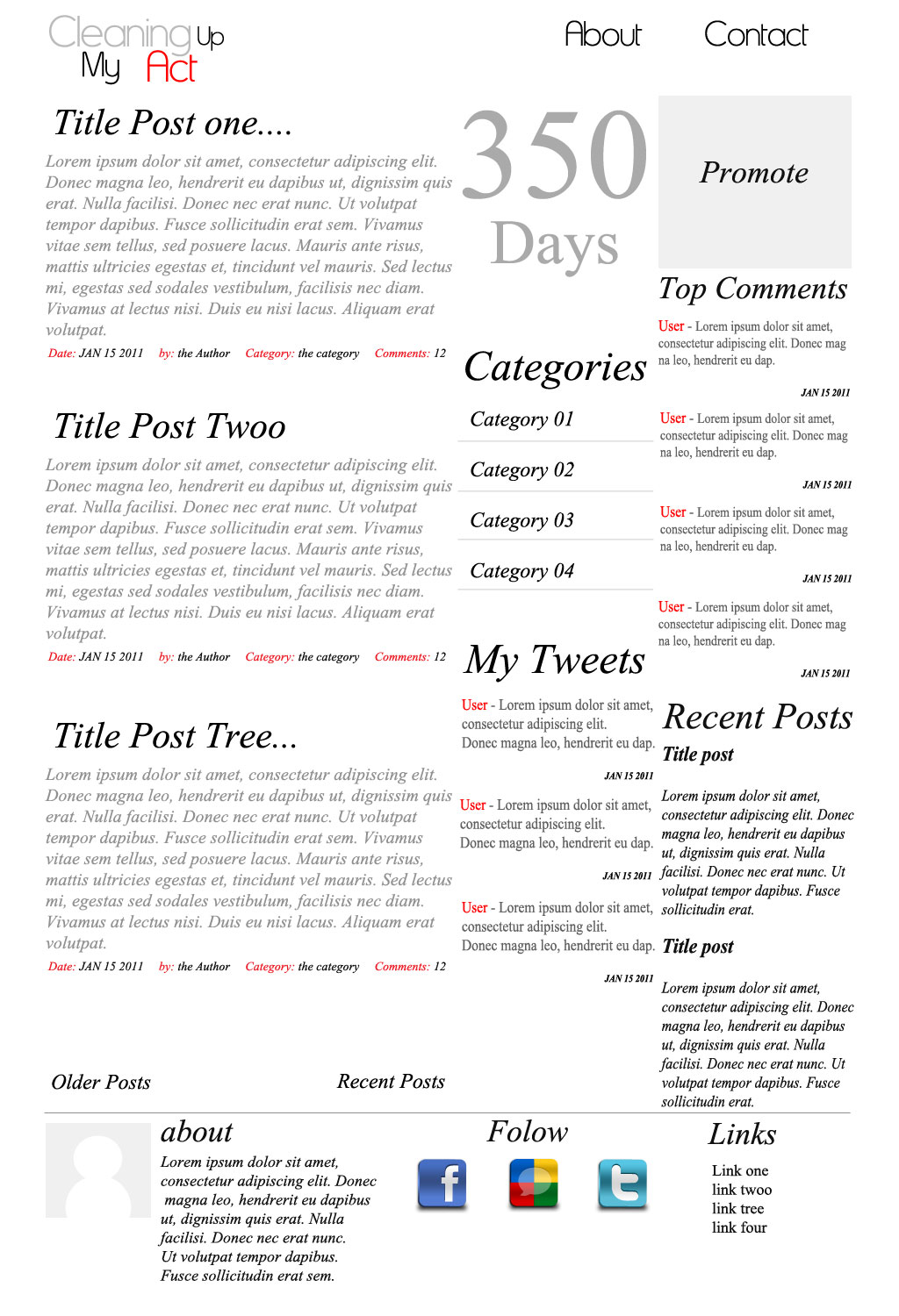 Wordpress Design by Caio Vncius for this project | Design #189646