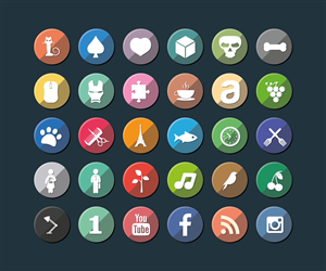 Create a cool, simple and unique looking icon set | Graphic Design by lionx