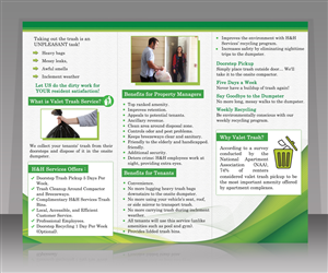 Doorstep Valet Trash Business Needs Brochure Design | Broschüren-Design von CG PRITAM